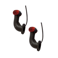 Φώτα σήμανσης ASPÖCK SUPERPOINT II αριστερά + δεξιά σε λαστιχένιο βραχίονα