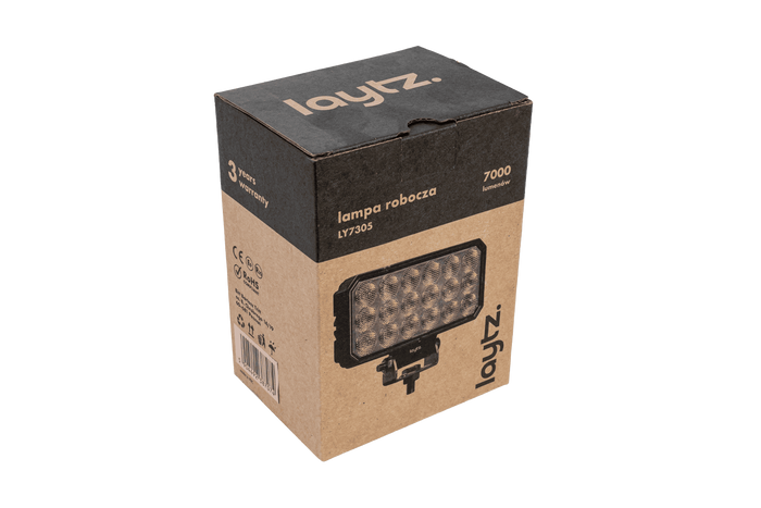 Λάμπα εργασίας LED ανακλαστήρας LAYTZ LY7305 72xLED 7000lm ορθογώνια