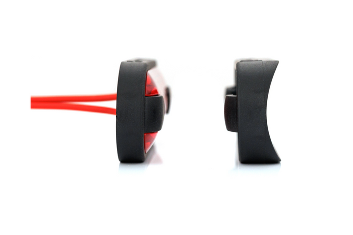 HORPOL LD 3212 LED λεπτό κόκκινο φωτιστικό σήμανσης γενικής χρήσης