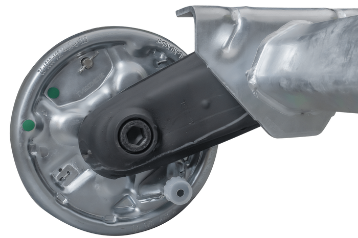 AL-KO COMPACT άξονας φρένων για ρυμουλκούμενο / ρυμουλκούμενο 1000kg 1200mm 1570mm 4x100