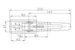 Πλαϊνός κοτσαδόρος με κούμπωμα UNITRAILER BV 10-1+BVG 10-B πλήρες πλευρικό κλείσιμο ρυμουλκούμενου