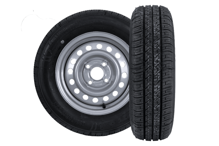 Σετ δύο τροχών για τρέιλερ KENDA TIRE 165/70 R13 79N KENDA RIM 4Jx13"H2 4x100 ET:30