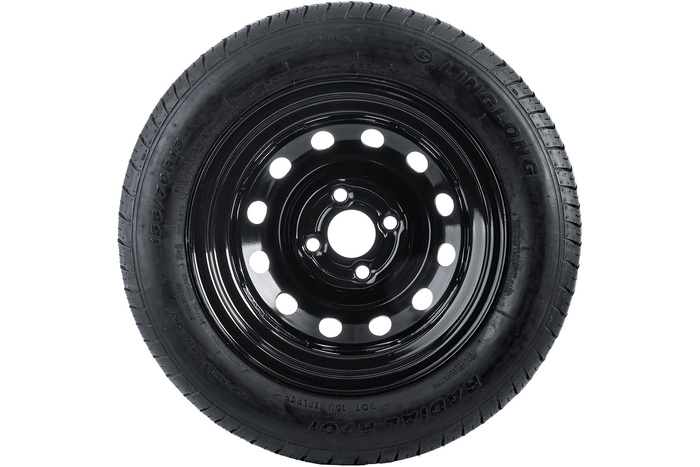 Τροχός ρυμουλκούμενου ΕΛΑΣΤΙΚΟΥ LINGLONG 155/70 R13 75N RIM UNITRAILER μαύρο 4Jx13"H2 4x100 ET:30
