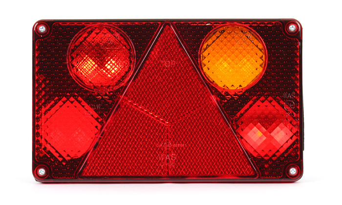 Το πίσω φως WAŚ W21P 6 λειτουργεί σωστά