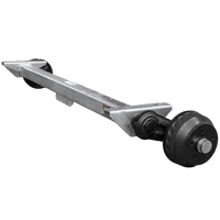 Άξονας φρένων KNOTT VGB15M/MV για ρυμουλκούμενο/φορτηγά 1500kg 1400mm 1850mm 5x112