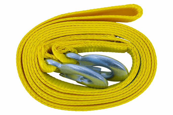 Σχοινί ρυμούλκησης με γάντζους Ιμάντας ρυμούλκησης UNITRAILER 5m/50mm/7.5t κίτρινο