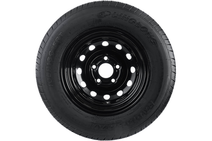Ενισχυμένος τροχός τρέιλερ LINGLONG TIRE 165/80 R13C 96/94N UNITRAILER RIM μαύρο 4.5Jx13"H2 5x112 ET:30