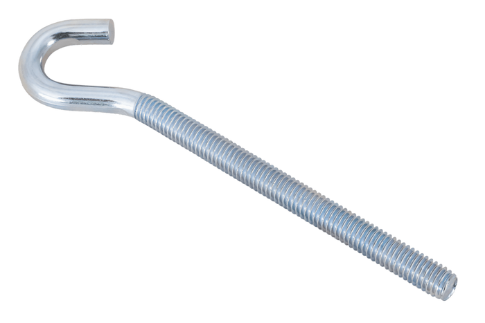 Γάντζος κατασκευής DROMET HZ M6x100 με ανοιχτό άκρο (λυγισμένο)
