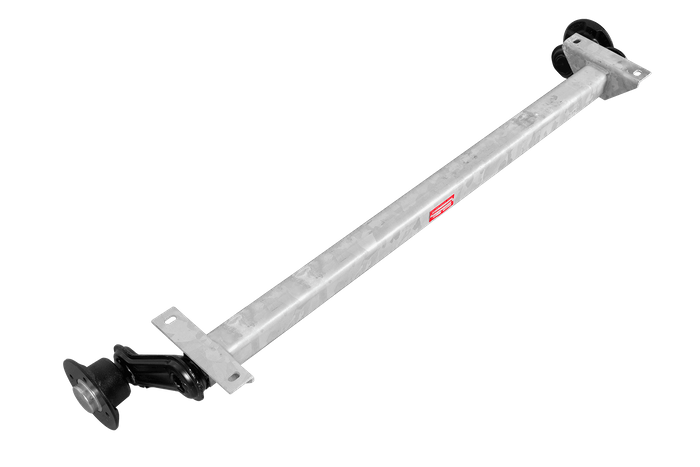 KNOTT VG7-L άξονας χωρίς φρένο για ρυμουλκούμενο 750kg 1130mm 1430mm 4x100