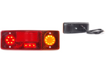 Πίσω φανάρι WAŚ WE551DP 484 LED 4 λειτουργίες δεξιά