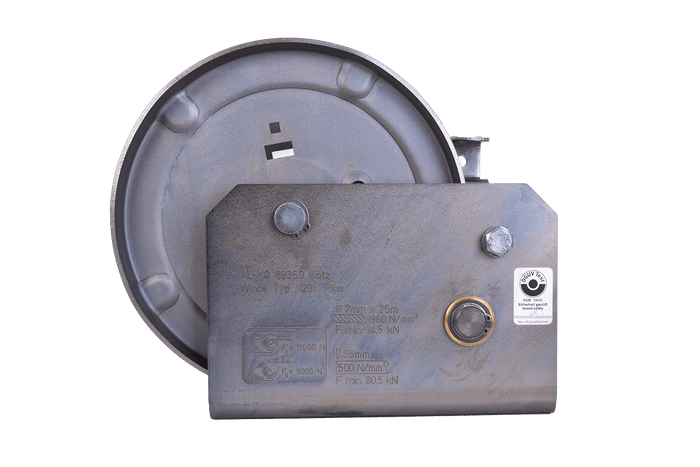 Βαρούλκο, βαρούλκο χειρός για ρυμουλκούμενο φορτηγό AL-KO 1150 kg με φρένο και αυτόματο ξετύλιγμα