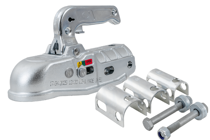 Ρυμουλκούμενο STEELPRESS BC-3000C-00-00+Z2 με μπάρα έλξης για ρυμουλκούμενο 3000kg με ράβδο έλξης 35-50mm, από χυτοσίδηρο