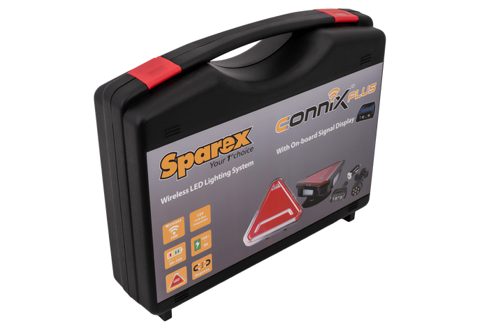 SPAREX CONNIX PLUS S.162710 πίσω φώτα LED 6 λειτουργιών αριστερά+δεξιά, ασύρματο, μαγνητικό