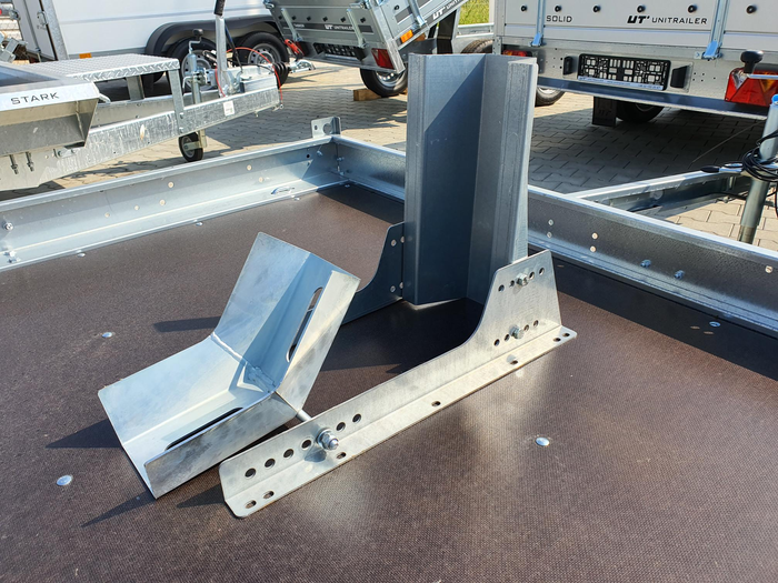 Κλείδωμα μπροστινού τροχού μοτοσυκλέτας για τρέιλερ