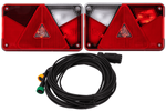 Πίσω φώτα ASPÖCK MULTIPOINT V + πλεξούδα MANTES 7m 7-PIN