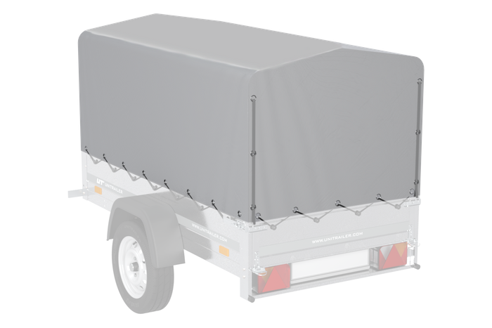 Κάλυμμα πλαισίου h-800 UNITRAILER μουσαμάς για τρέιλερ 200x106cm GARDEN 200 KIPP