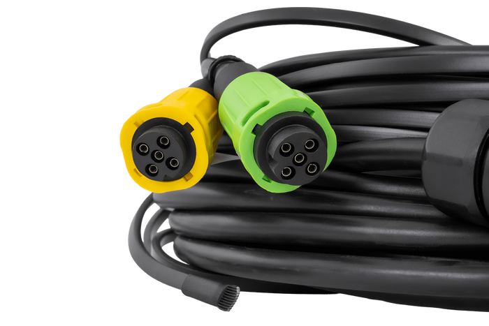 Ηλεκτρική εγκατάσταση MANTES, καλωδίωση ρυμούλκας σκάφους 9,57m, βύσμα 13 ακροδεκτών, 2 ξιφολόγχες 5 ακροδεκτών