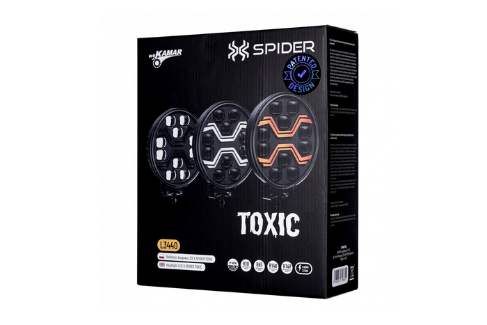 Λάμπα εργασίας LED ανακλαστήρας KAMAR X-SPIDER TOXIC L3440 10xLED 80W