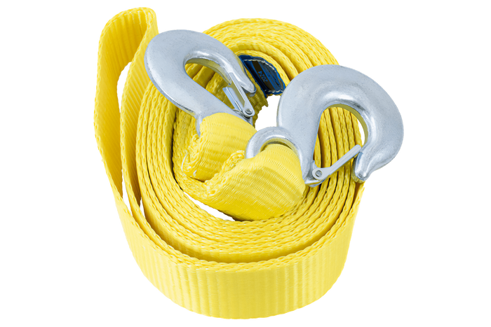Σχοινί ρυμούλκησης με γάντζους Ιμάντας ρυμούλκησης UNITRAILER 5m/50mm/7.5t κίτρινο