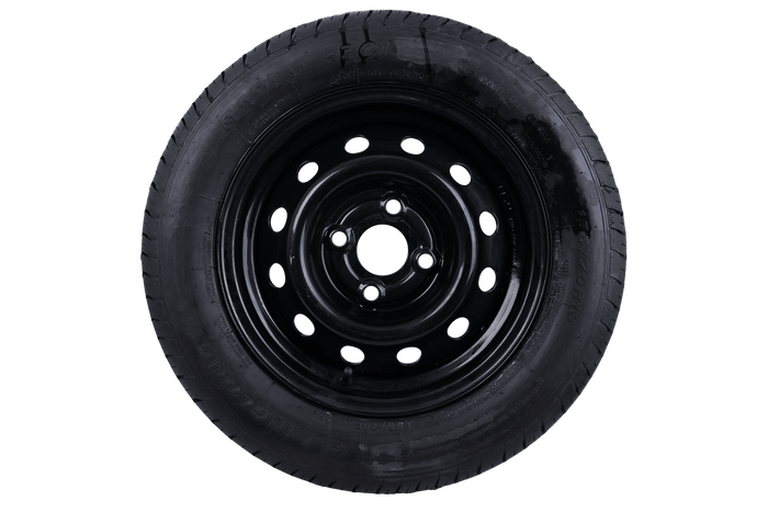 OUTLET Τροχός τρέιλερ ΕΛΑΣΤΙΚΟ LINGLONG 155/70 R13 75N RIM UNITRAILER μαύρο 4Jx13" 4x100 ET:30