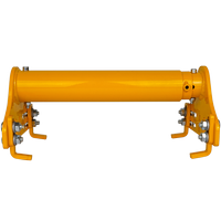 Unitrailer Radstopper Adjustable Wheel Blocker Yellow