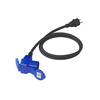 Προσαρμογέας με βύσμα Schuko και γωνιακό σύνδεσμο CEE + καλώδιο πρίζας Schuko 16A ProPlus 373528DE 150cm