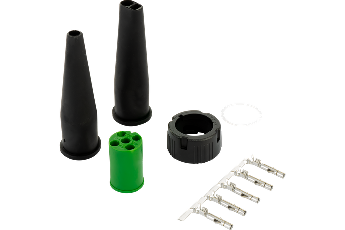 ASPÖCK βύσμα μπαγιονέτ 5 PIN για πίσω φώτα 12V πράσινο