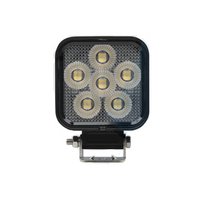 Λάμπα εργασίας LED ανακλαστήρας TT TECHNOLOGY BLACK TT.13324 24xLED 1920lm τετράγωνη