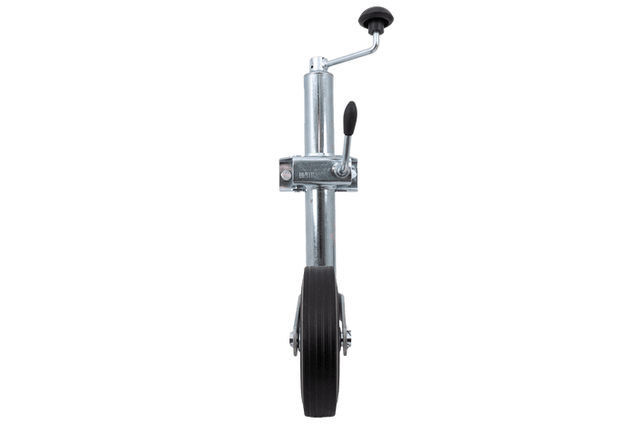 Τροχός τζόκεϊ με σφιγκτήρα UNITRAILER 150kg 48mm 505-730mm