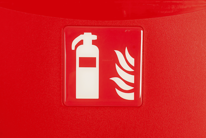 Κουτί πυροσβεστήρα 6kg DAKEN 82070 ADAMANT 611x310x247mm κόκκινο