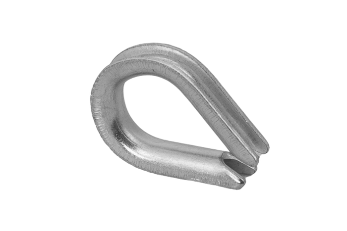 Δακτύλιος σχοινιού DROMET KU.4, ατσάλινος κύλινδρος, 4mm