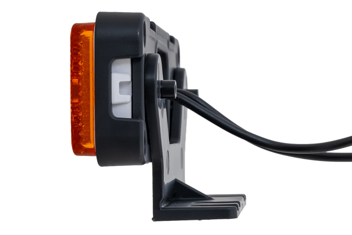 Φανός σήμανσης LED WAŚ W254 2033, πορτοκαλί, γενικής χρήσης, με βάση
