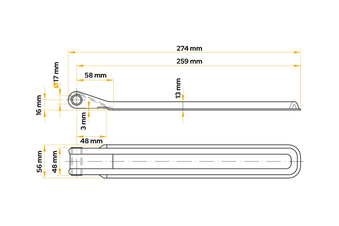 UNITRAILER BSCH 10-270 πλαϊνός μεντεσές τρέιλερ
