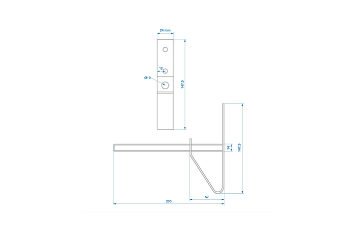 Σετ δύο κρεμάστρων τροχών ProPlus 390050 για τοποθέτηση σε τοίχο και σχάρες ελαστικών