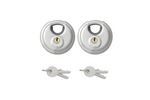 Σετ δύο στρογγυλών λουκέτων ProPlus 341319S, κλειδαριές δίσκου, 70mm