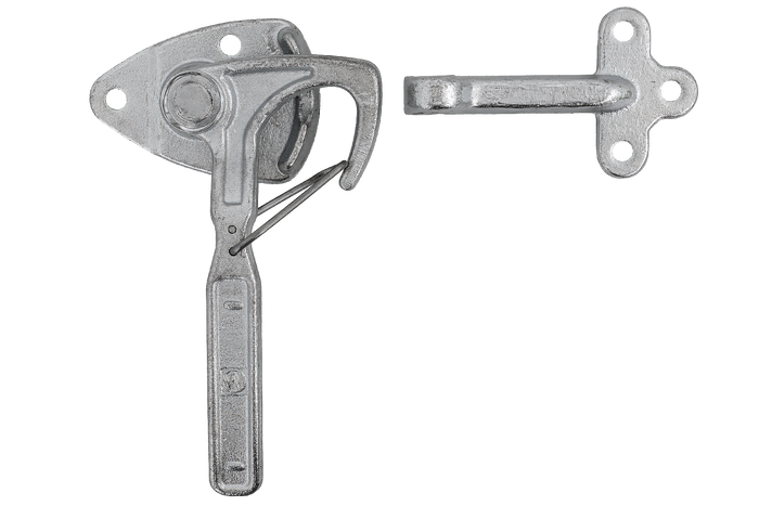 Δεξιά πλευρά ρυμούλκησης με συνδετήρα WINTERHOFF WV 20-R + WVG 20-A, πλήρες κλείσιμο πλευράς τρέιλερ