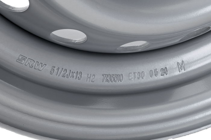 Χαλύβδινη ζάντα για ρυμουλκούμενο UNITRAILER 5.5Jx13"H2 5x112 ET:30