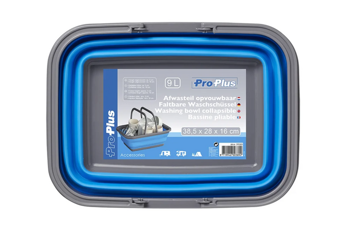 ProPlus 370303 πτυσσόμενο μπολ ταξιδιού σιλικόνης 9 λίτρων
