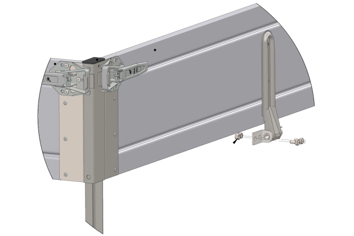 Πλευρικά μέρη αλουμινίου OUTLET BIS H-300 για ρυμουλκούμενα CARPLATFORM 5121 και UNIPLAT 500/3