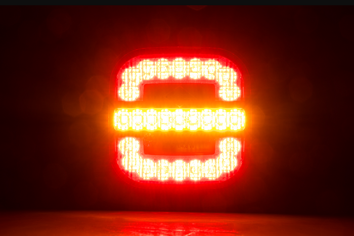 HORPOL ROCA LZD 2803 Πίσω φανός LED 3 λειτουργιών γενικής χρήσης με βάση