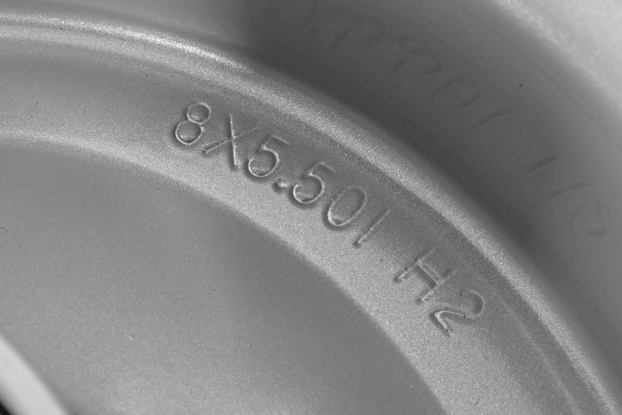 Ζάντα UNITRAILER από χάλυβα 5.5Ix8"H2 3x128 με ρουλεμάν 6205-2RS