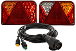 Πίσω φώτα LED DOBPLAST DPT35 + καλωδίωση MANTES 7m 13-PIN