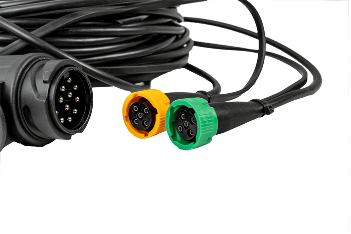 Σετ φώτων: Πίσω φώτα DOBPLAST + Πλευρικά φώτα LED DOBPLAST + Καλωδίωση MANTES 7m 13-PIN