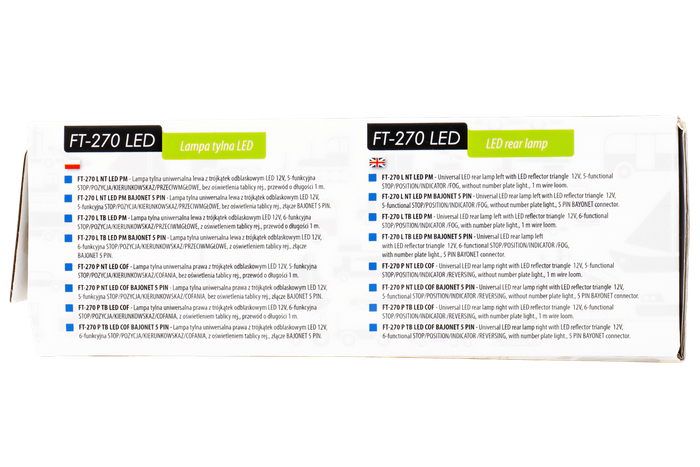 Πίσω φως FRISTOM FT-270 LED CANBUS 6 λειτουργίες αριστερά