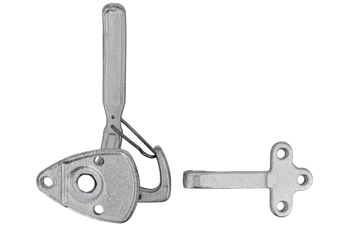 Δεξιά πλευρά ρυμούλκησης με συνδετήρα WINTERHOFF WV 20-R + WVG 20-A, πλήρες κλείσιμο πλευράς τρέιλερ