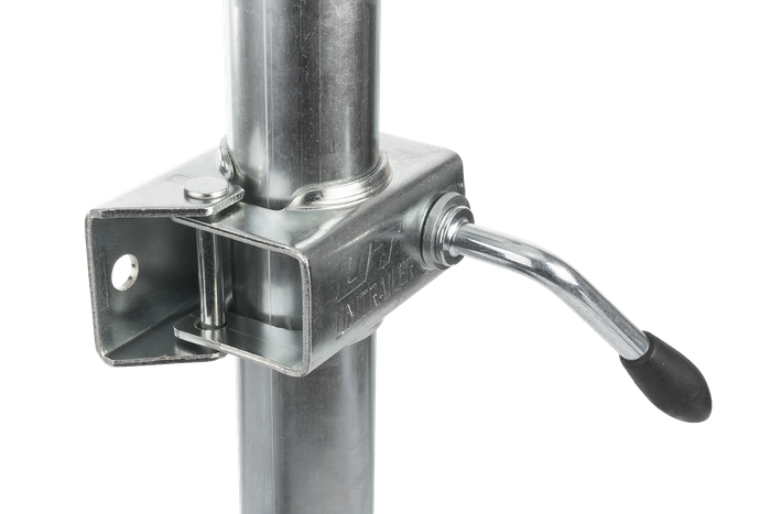 Τροχός τζόκεϊ με σφιγκτήρα UNITRAILER 150kg 48mm 505-730mm