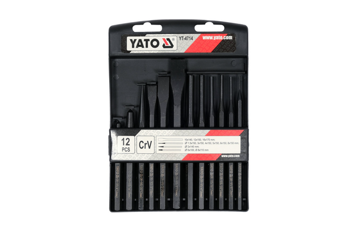 Σμίλες και ζουμπάδες YATO YT-4714, σετ 12 τεμαχίων.