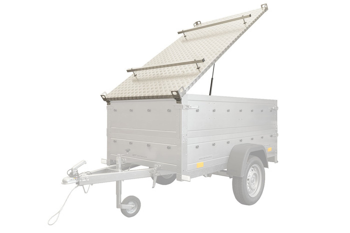 UNITRAILER GARDEN TRAILER 150 KIPP κάλυμμα τρέιλερ με κυλίνδρους / κλειδαριά με κλειδί