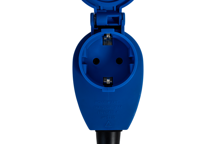 MANTES 2P+T γωνιακό βύσμα CEE με πρόσθετη πρίζα 16A 230V