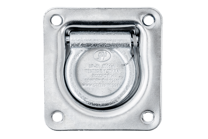 STEELPRESS UP-01 χωνευτή βάση δαπέδου, κοτσαδόρος τοποθέτησης φορτίου τρέιλερ